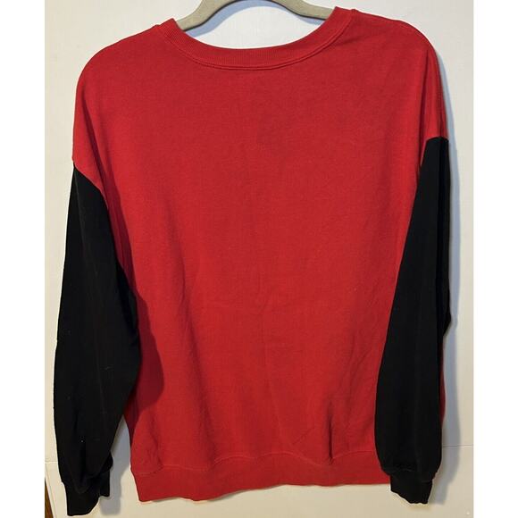 NBA Chicago Bulls Colorblock Graphic Sweatshirt Women’s Size XL Pullover - Picture 2 of 5